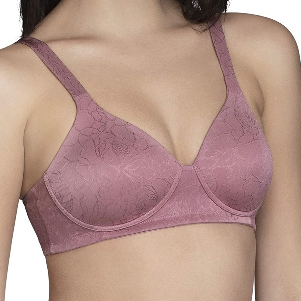 Vanity Fair Women's Body Shine Full Coverage Wirefree Bra 38D